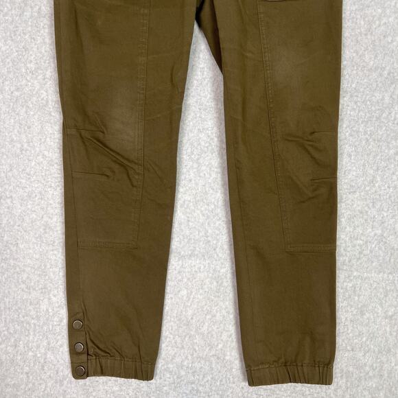 Veronica Beard Army Green Field Mid Rise Cargo Jogger Pant Size 4 - Picture 3 of 13